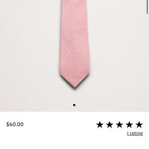 Banana republic Pink Silk Tie Classic Design